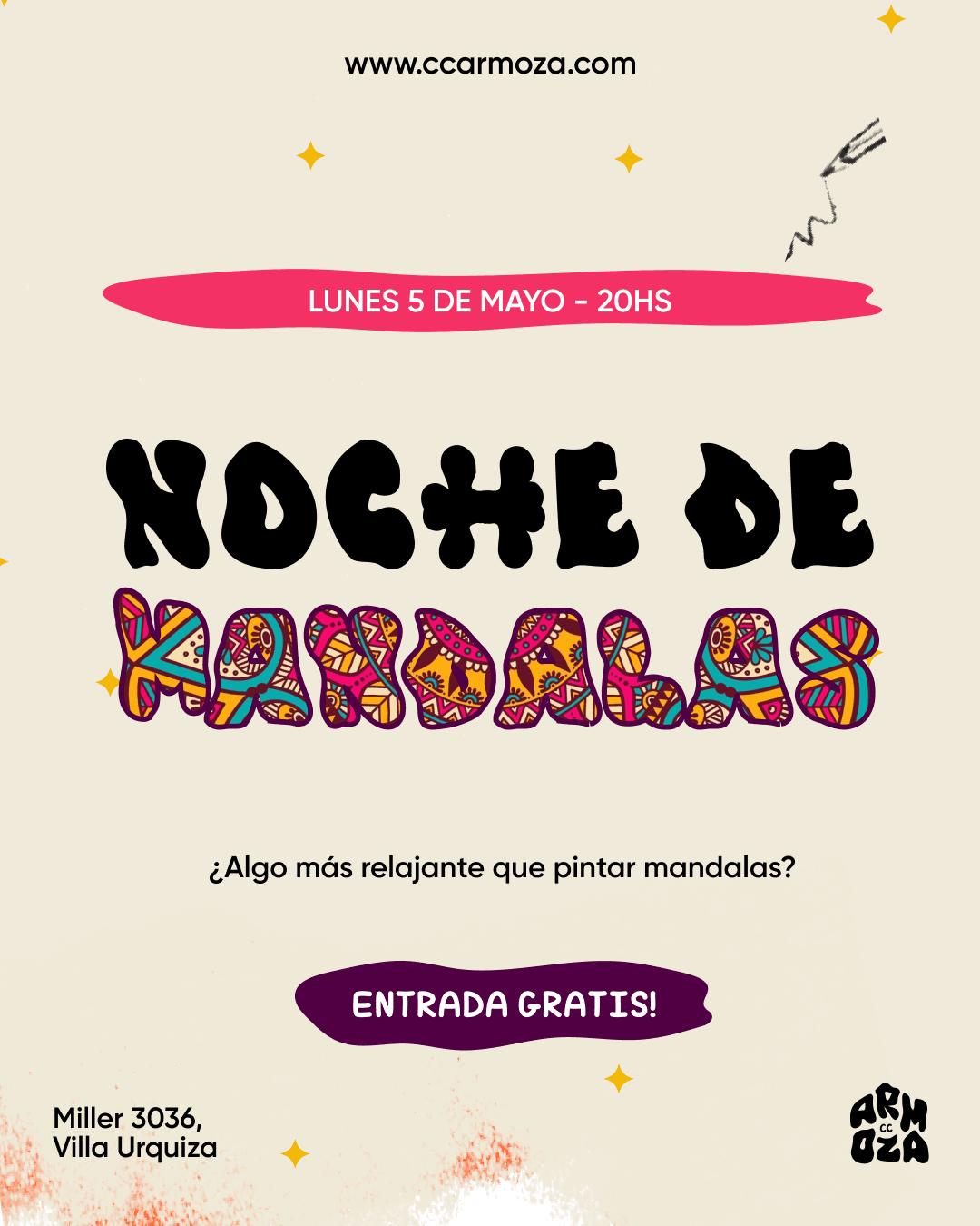 Noche de Mandalas con entrada GRATIS!