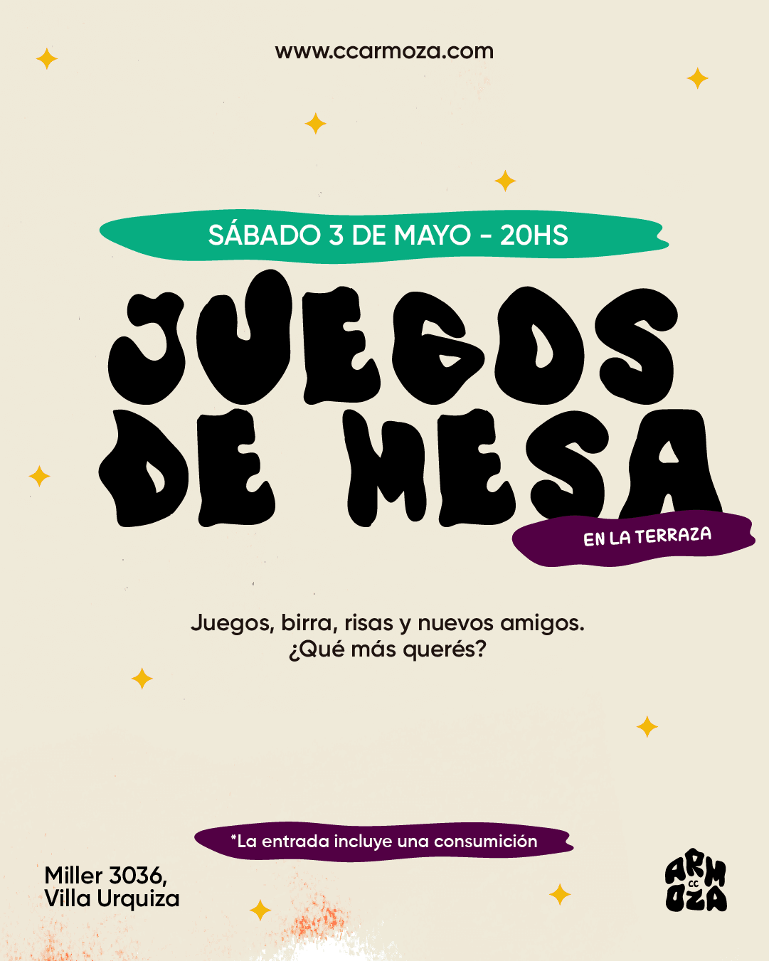 Juegos de mesa copita en mano