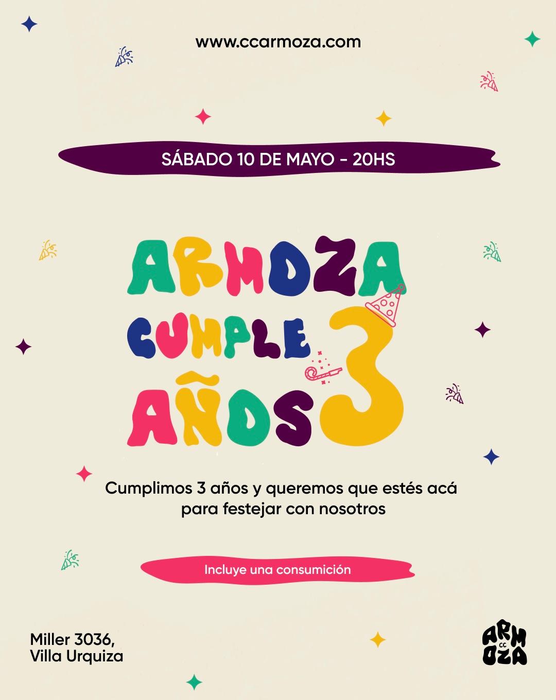 Armoza cumple 3 años!!!