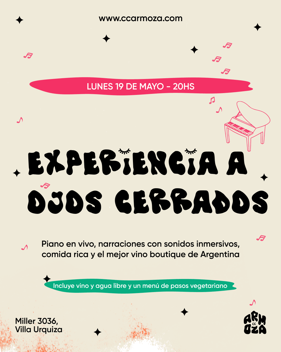 Experiencia a ojos cerrados