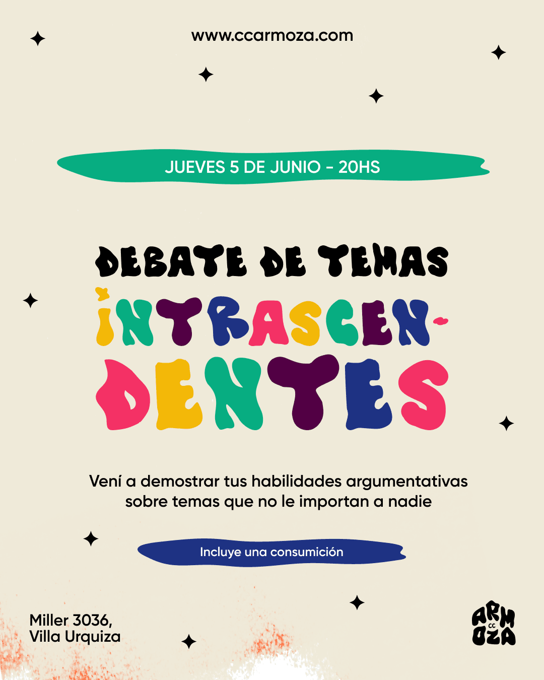 Debate de temas intrascendentes