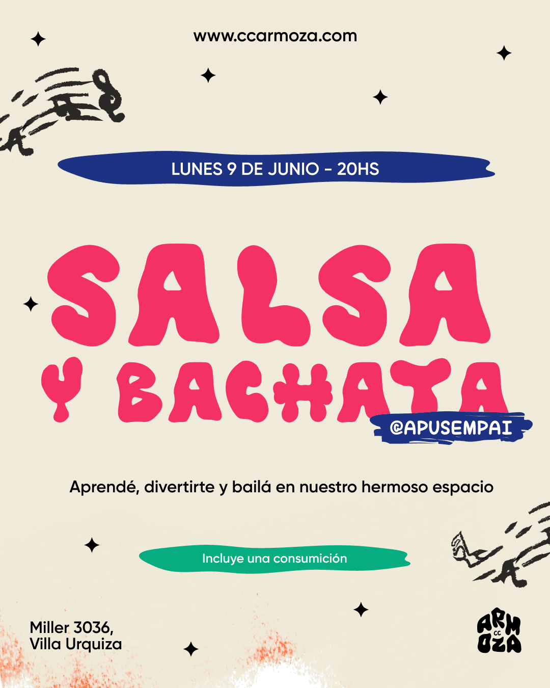 Salsa y Bachata: clase única!