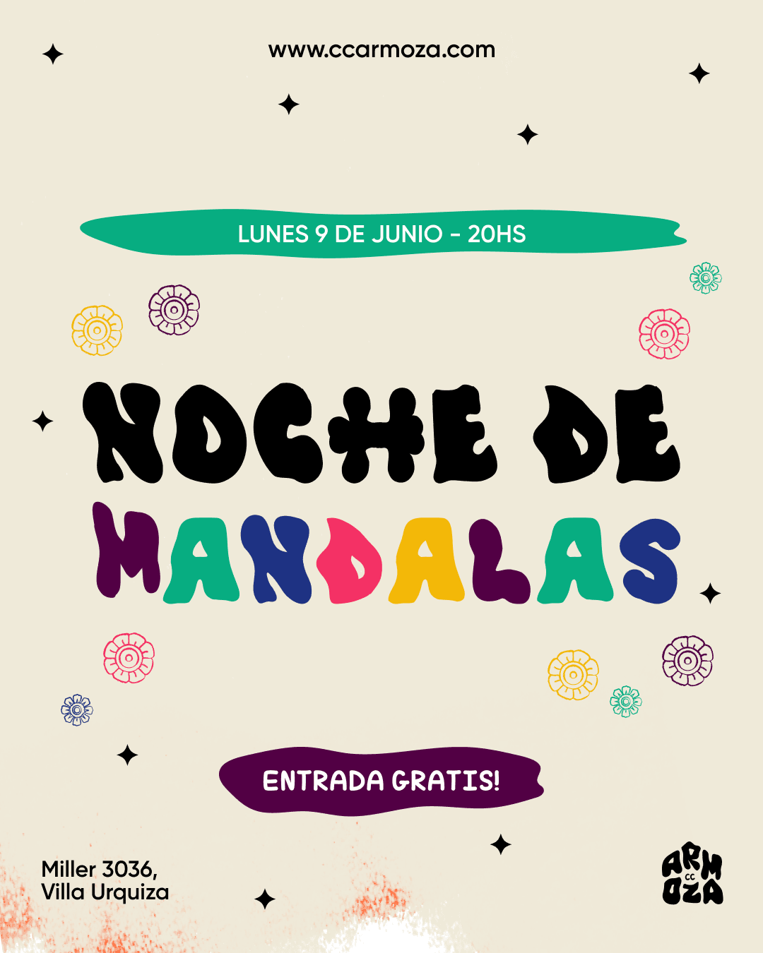 Noche de mandalas: ¡con entrada gratis!