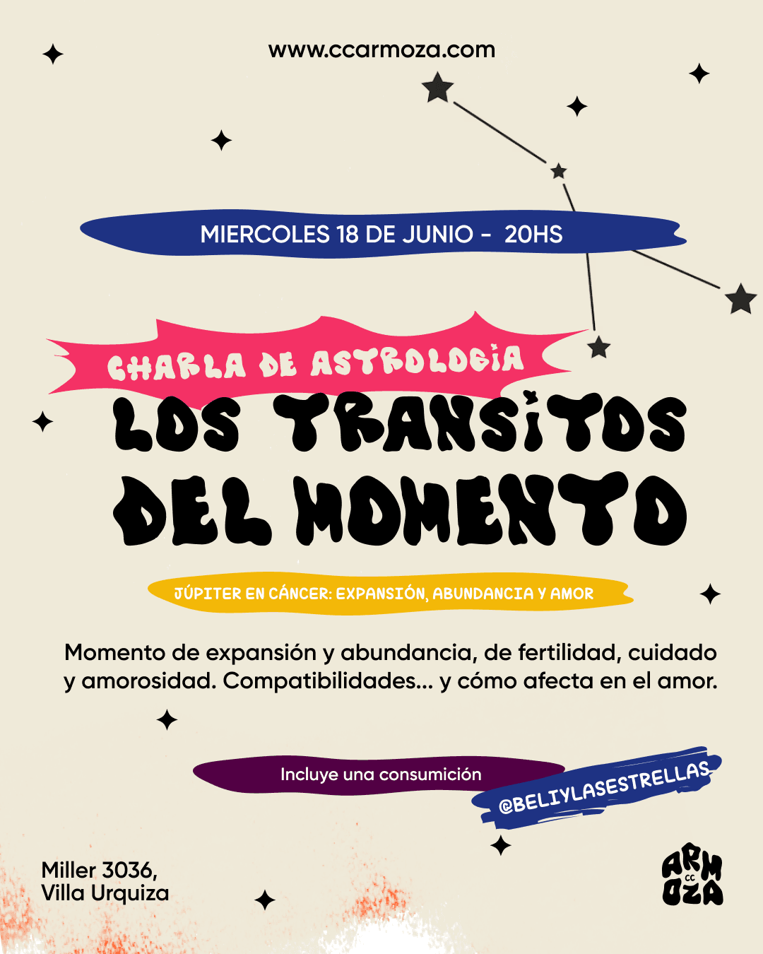 Charla de Astrología: Los tránsitos del momento