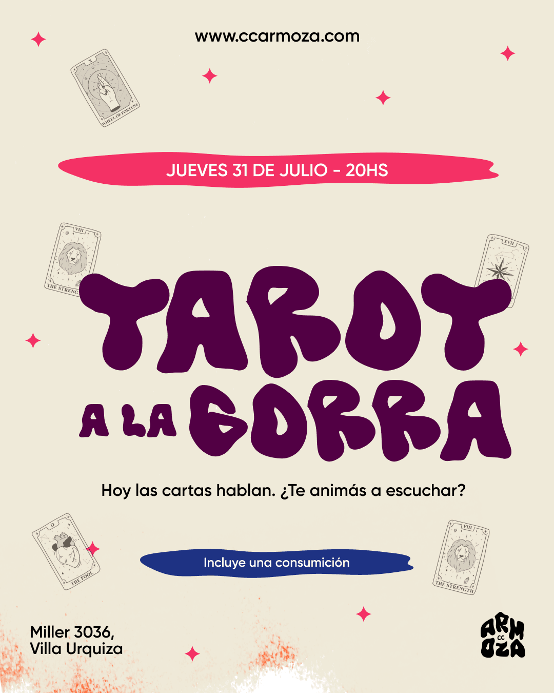 Tarot a la gorra