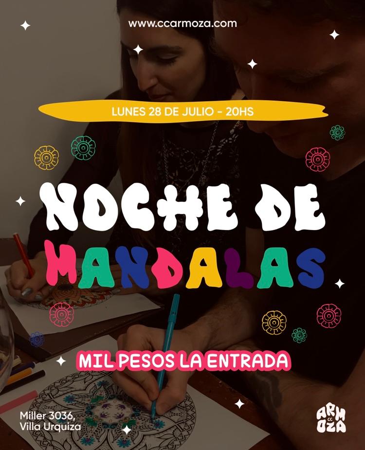 Noche de mandalas con entrada a MIL PESOS!