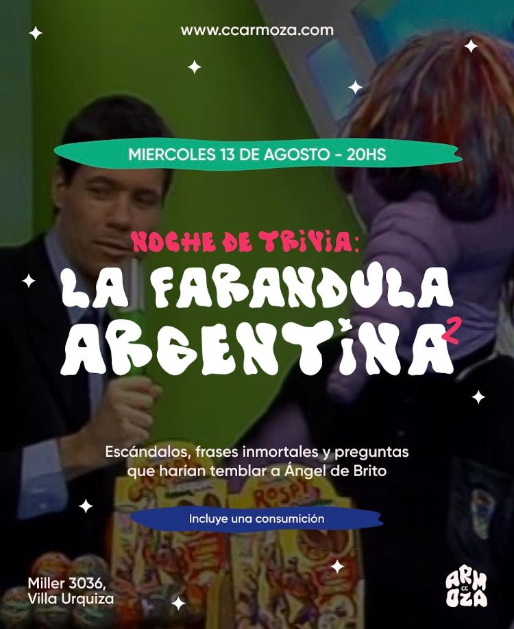 Noche de Trivia: La farándula argentina - segunda edición