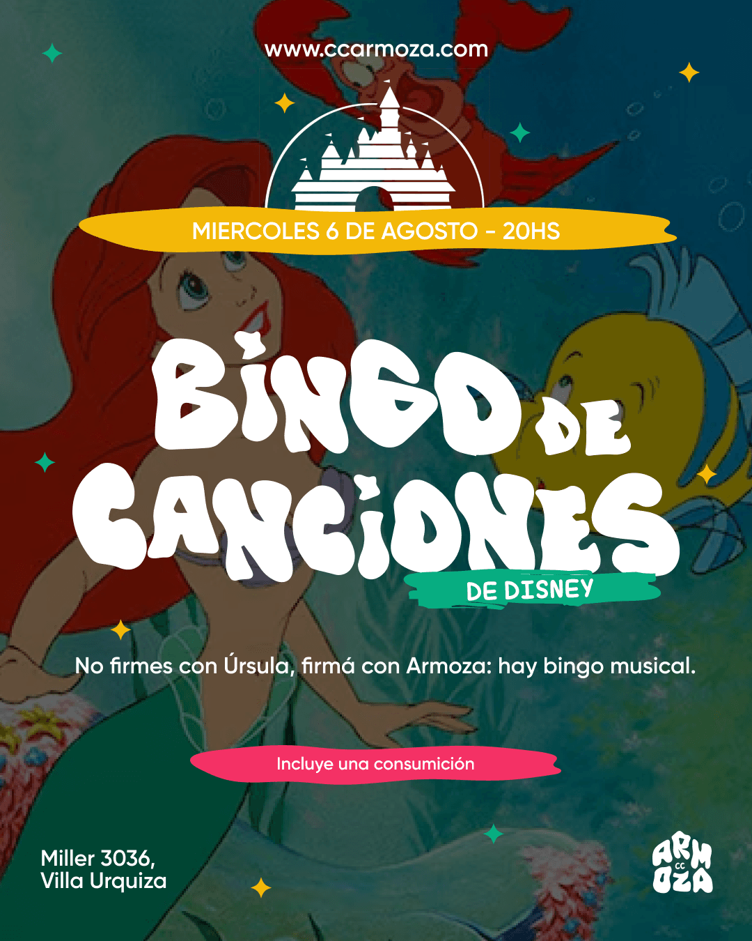 Bingo de Canciones: Disney!