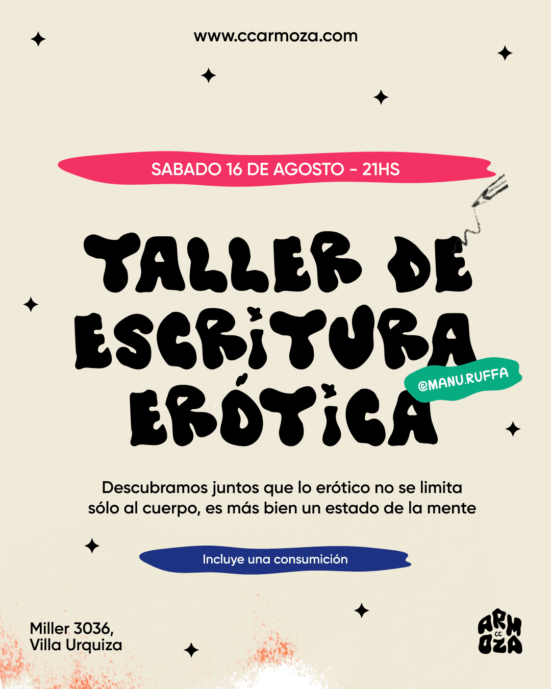 Taller de Escritura Erótica