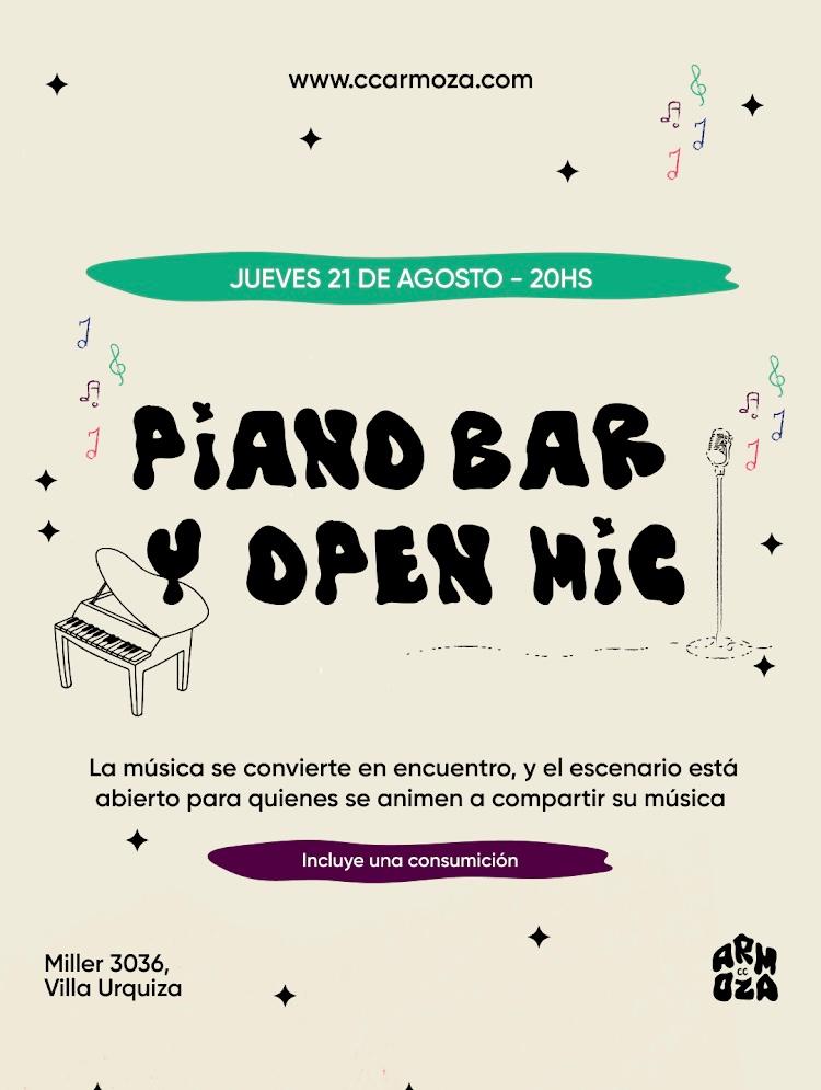 Piano Bar y Open Mic