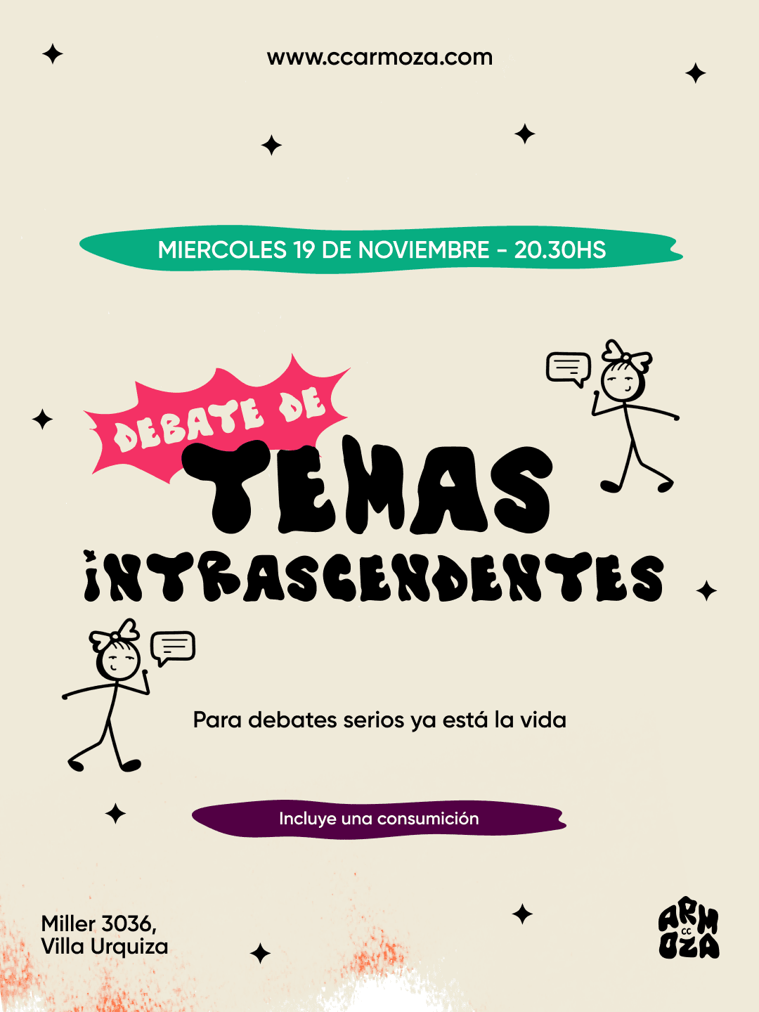 Debate de temas intrascendentes
