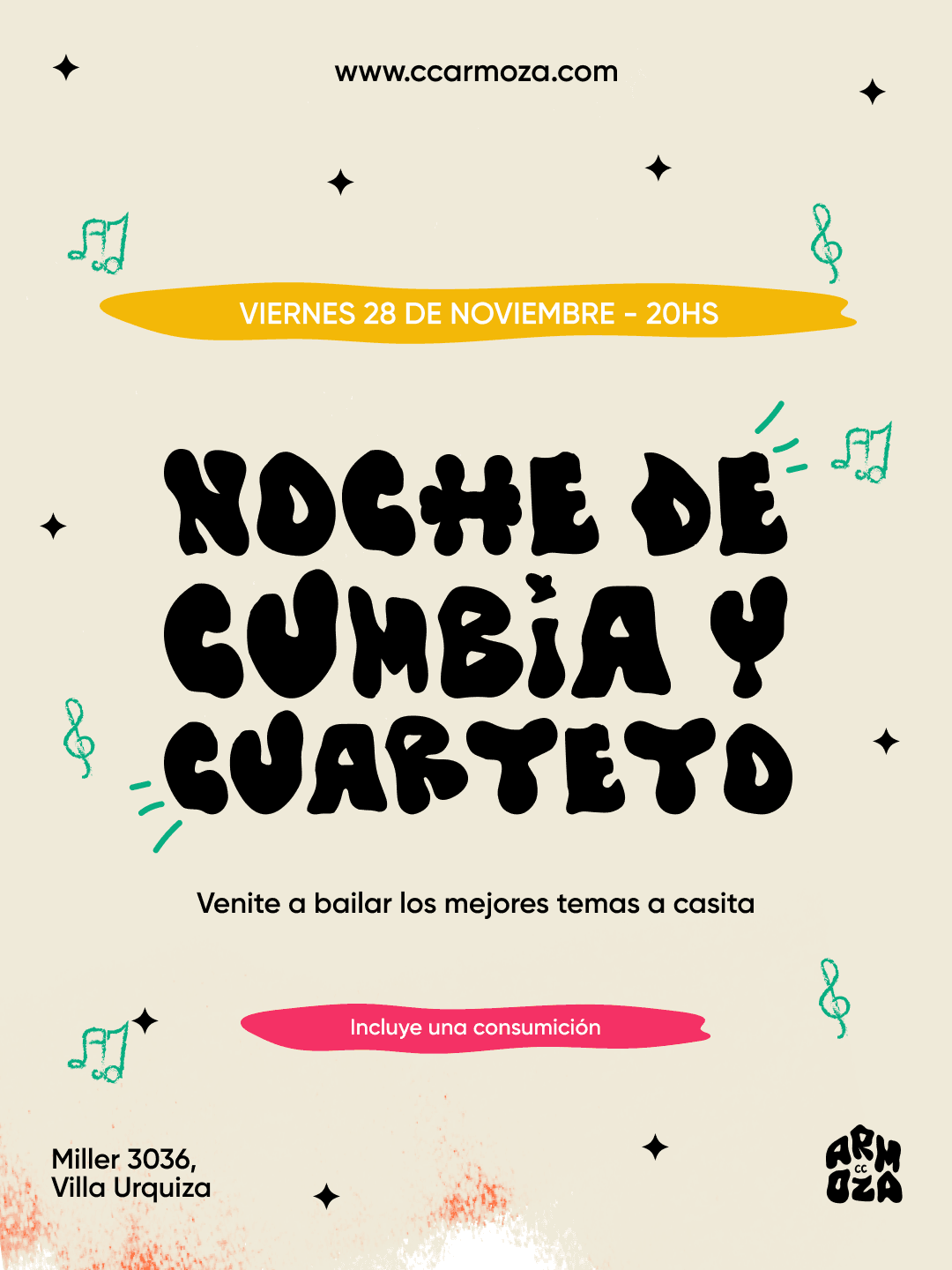 Noche de Cumbia y cuarteto