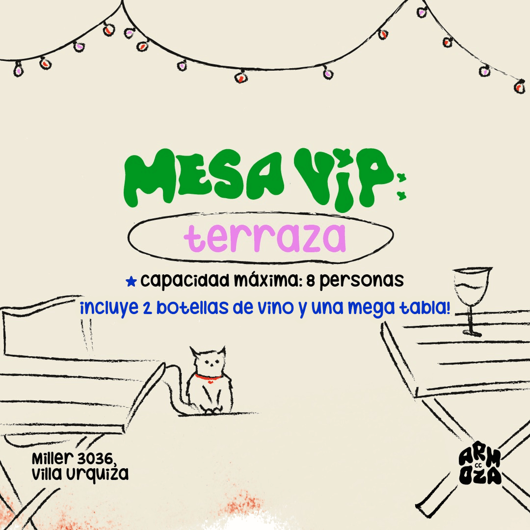 Mesa VIP - Terraza